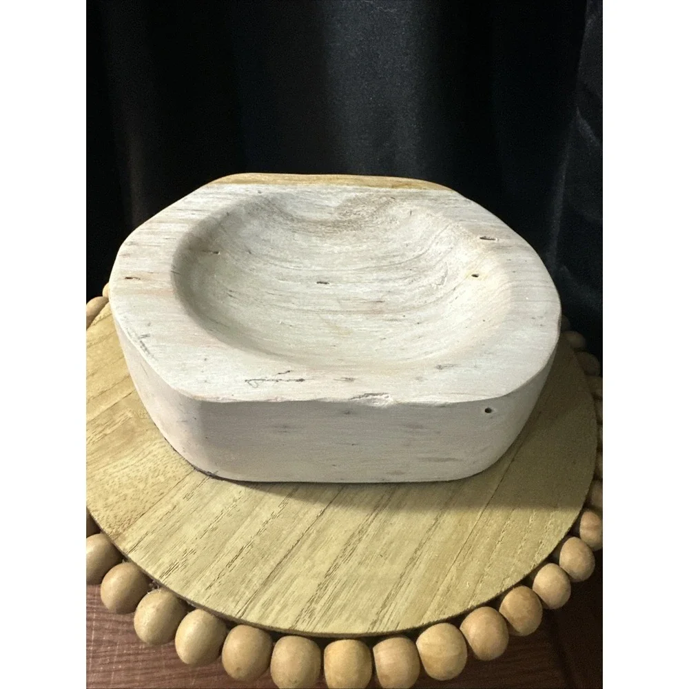 Petrified Wood Bowl Rustic Decor 8.5lbs  Amazing Statement Dish